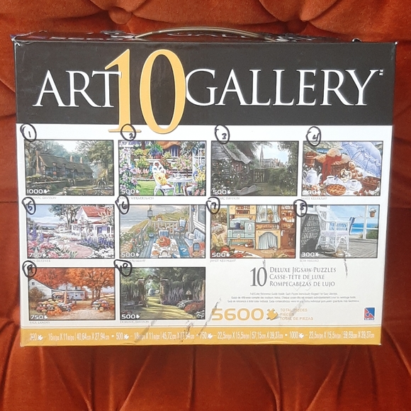 10 Deluxe Jigsaw Puzzle Set